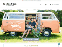 Tablet Screenshot of earthboundtrading.com